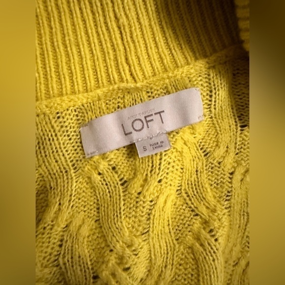 Loft yellow cardigan size S - Picture 3 of 5